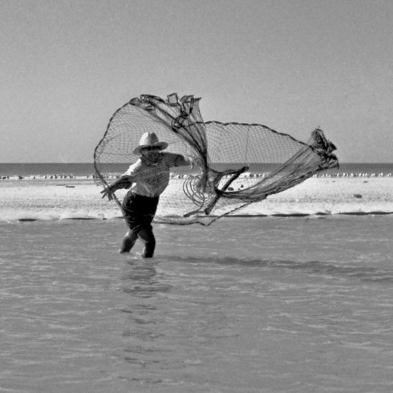Esperanza Woodring Cast Netting at Blind Pass